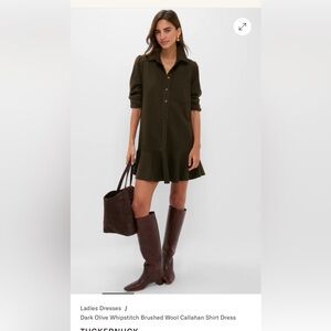 Tuckernuck Dark Green callahan Dress